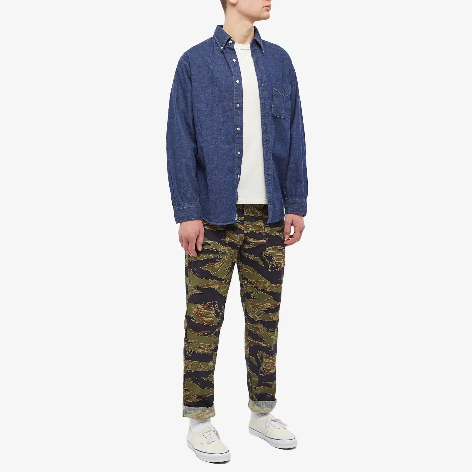 STAN RAY TAPER FIT 4 POCKET FATIGUE PANT IN GREEN TIGER STRIPE in GREEN TIGER STRIPE — view 4