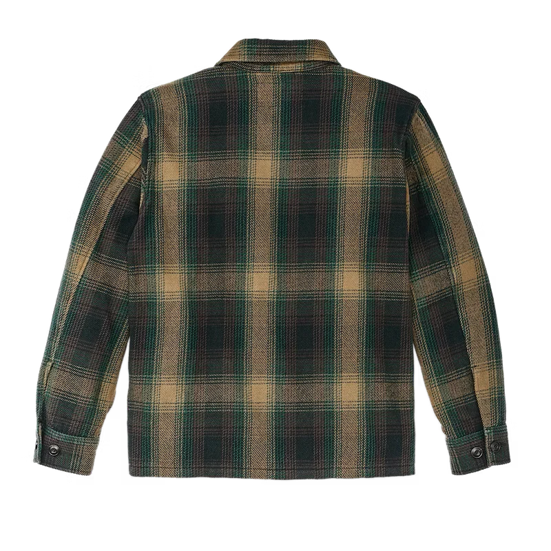 FILSON DEER ISLAND RANCH COAT IN DARK TAN SYCAMORE in DARK TAN SYCAMORE — view 2