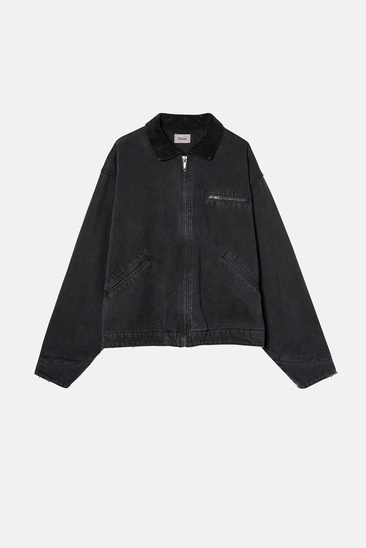 ELWOOD PETROL JACKET IN BLACK