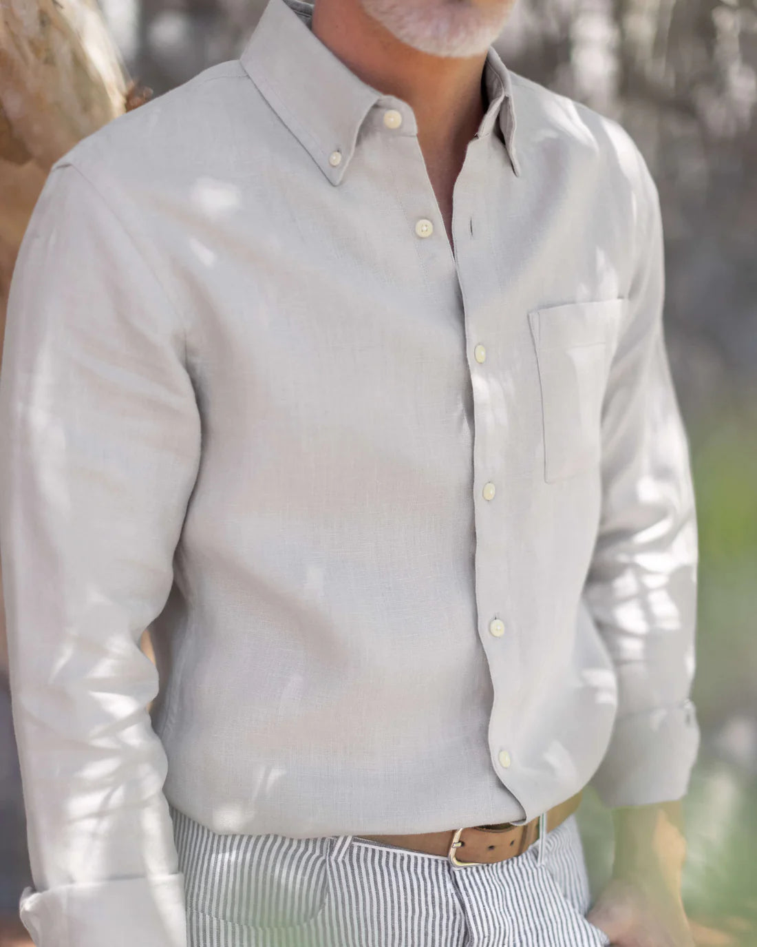 ALEX CRANE PLAYA SHIRT IN BONE in BONE — view 2