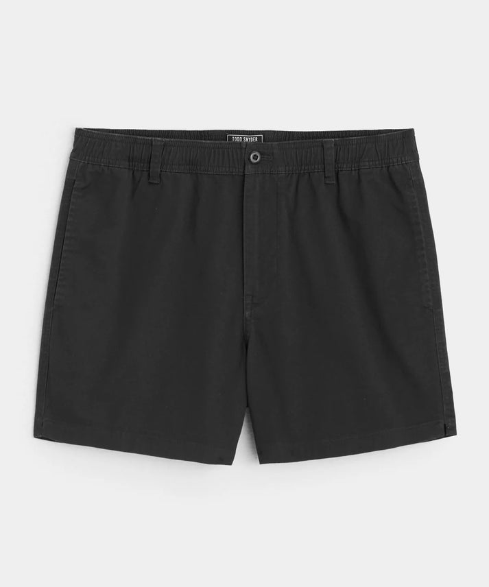 TODD SNYDER 5” BEACHCOMBER SHORT IN BLACK