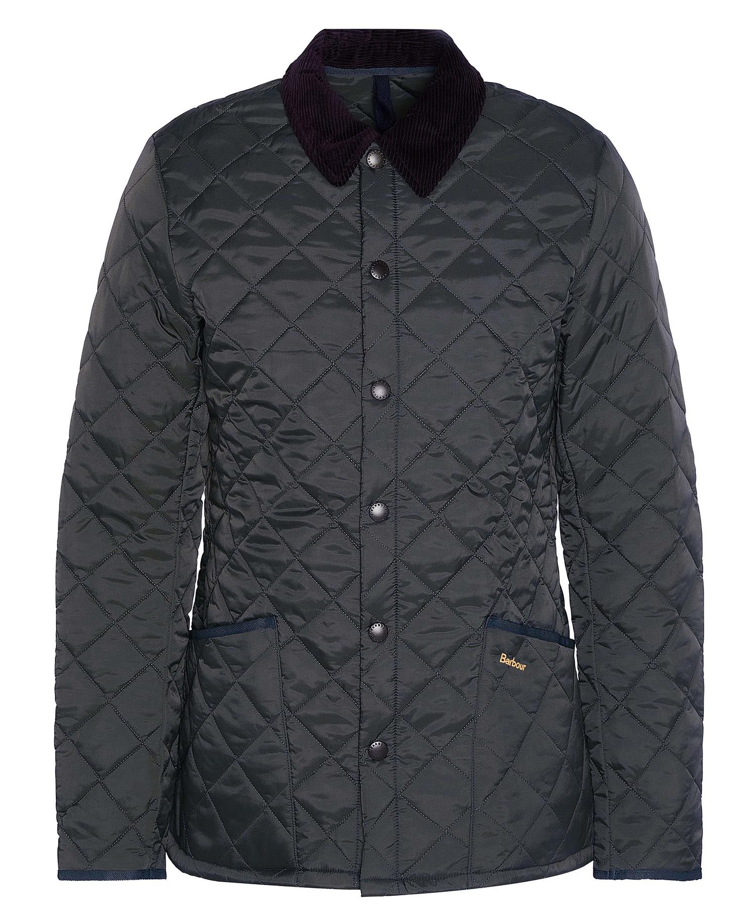 BARBOUR HERITAGE LIDDESDALE QUILT JACKET IN BLACK in BLACK — main product view