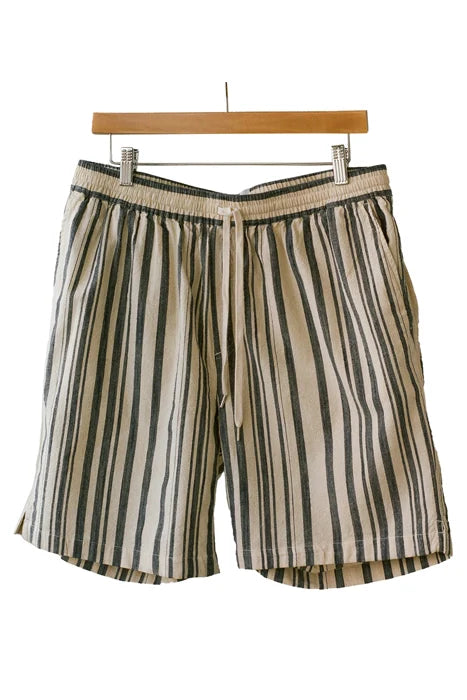 Corridor - CORRIDOR CANVAS SHORTS IN STRIPES - Rent With Thred