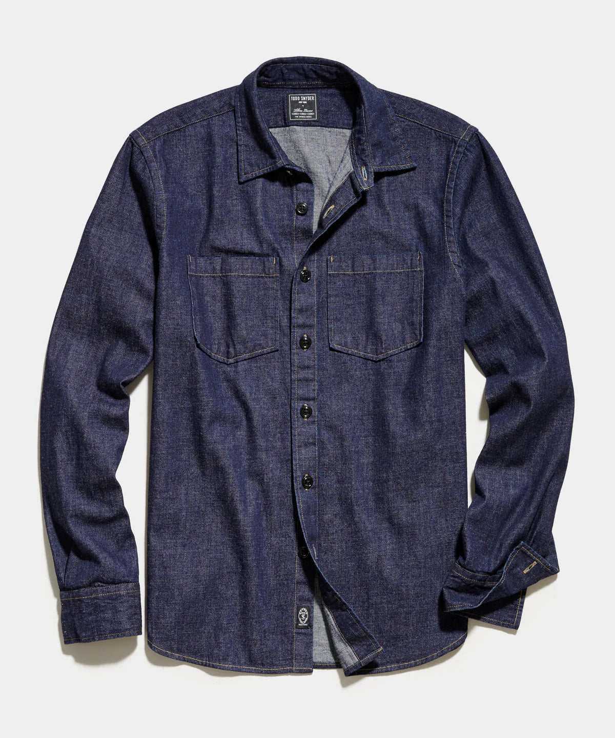 Todd Snyder - TODD SNYDER JAPANESE RAW SELVEDGE OVERSHIRT IN INDIGO - Rent With Thred