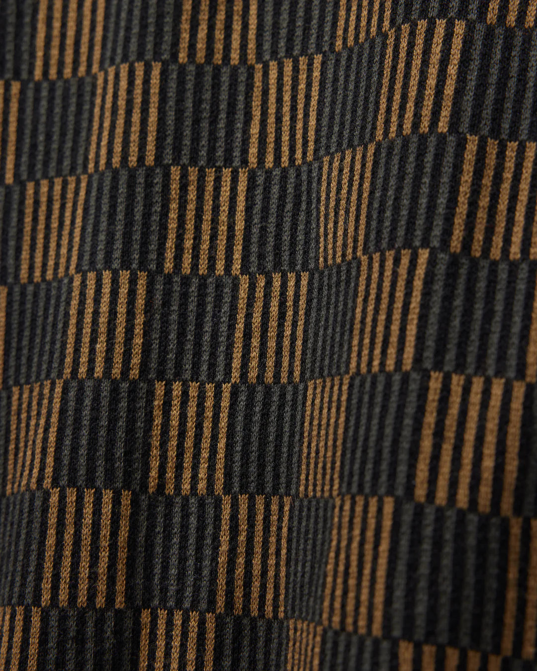 DANDY DEL MAR THE SEBASTIAN KNIT POLO SHIRT IN ONYX in ONYX — view 5