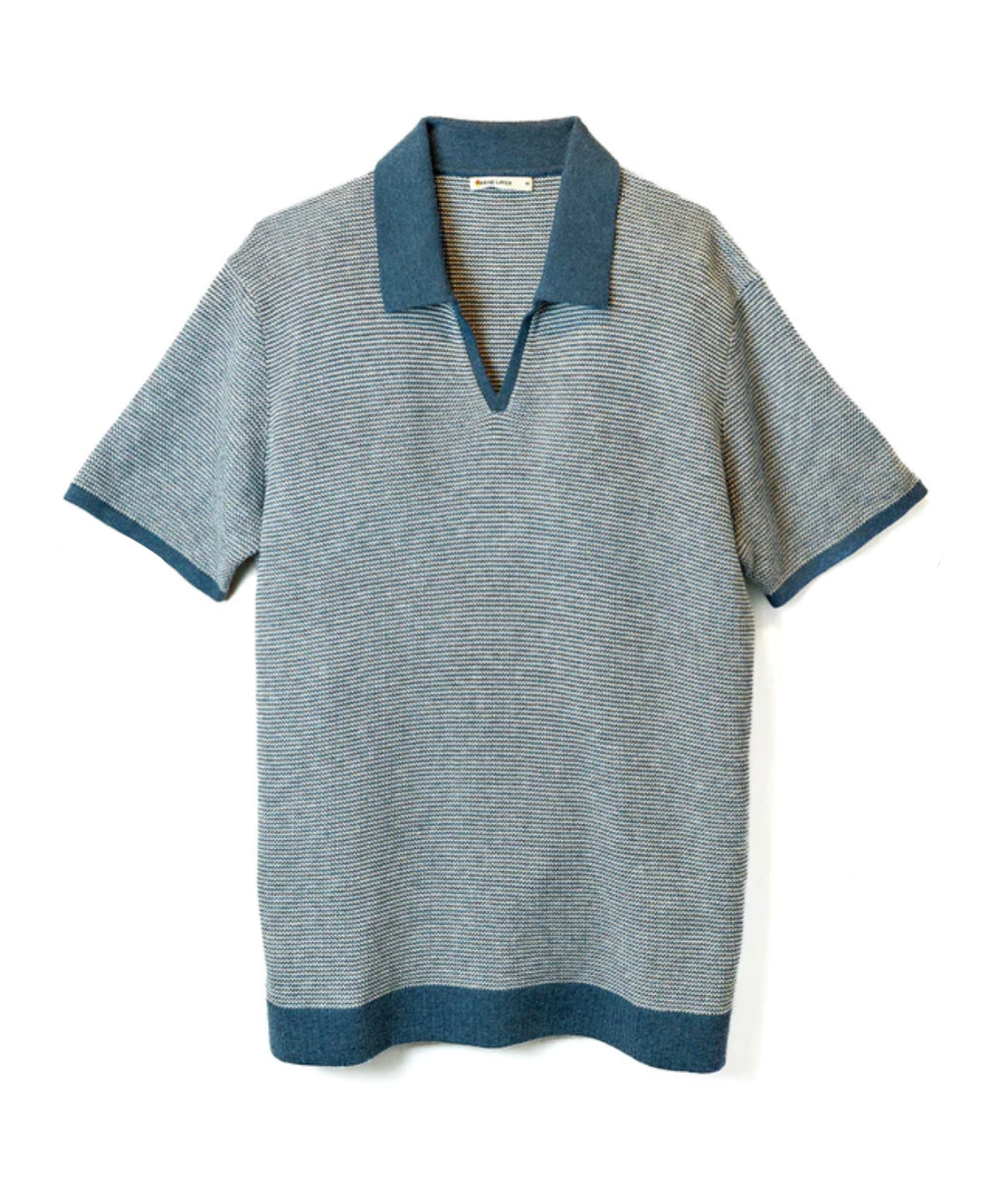 MARINE LAYER LIAM SWEATER POLO IN NAVY in NAVY — main product view