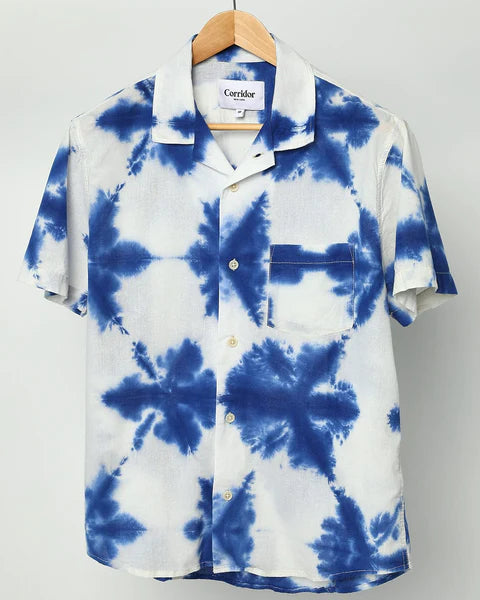 Corridor - CORRIDOR SHORT SLEEVE SHIBORI SUNRISE - Rent With Thred