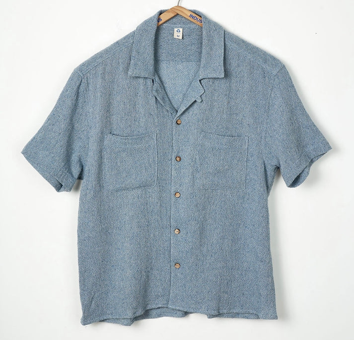 INDUSTRY OF ALL NATIONS NEW CAMP SHIRT IN DENIM