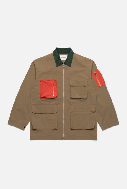 General Admission - GENERAL ADMISSION HUNTING JACKET IN KHAKI - Rent With Thred