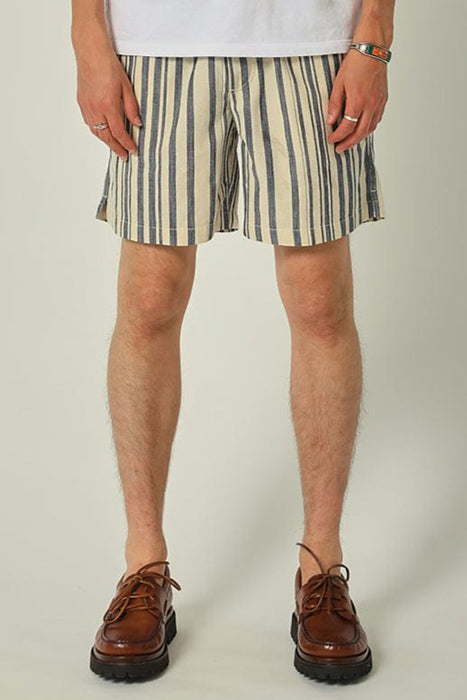 Corridor - CORRIDOR CANVAS SHORTS IN STRIPES - Rent With Thred