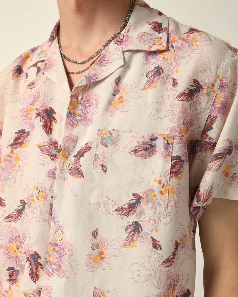 Corridor - CORRIDOR NOVELLA SHORT-SLEEVE IN FLORAL - Rent With Thred