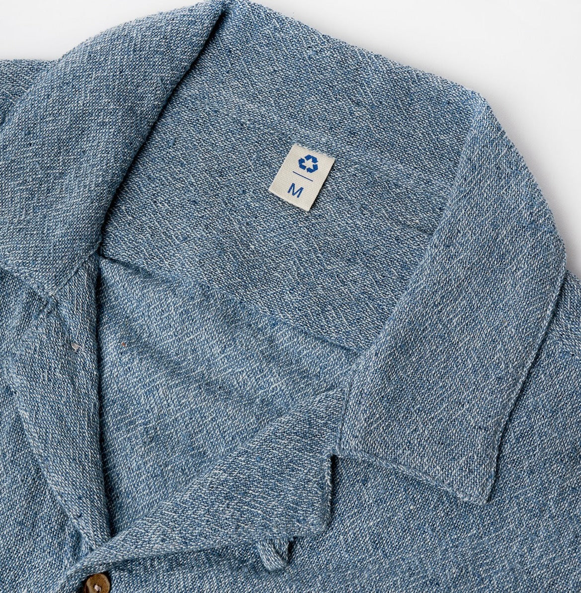 INDUSTRY OF ALL NATIONS NEW CAMP SHIRT IN DENIM in DENIM — view 3
