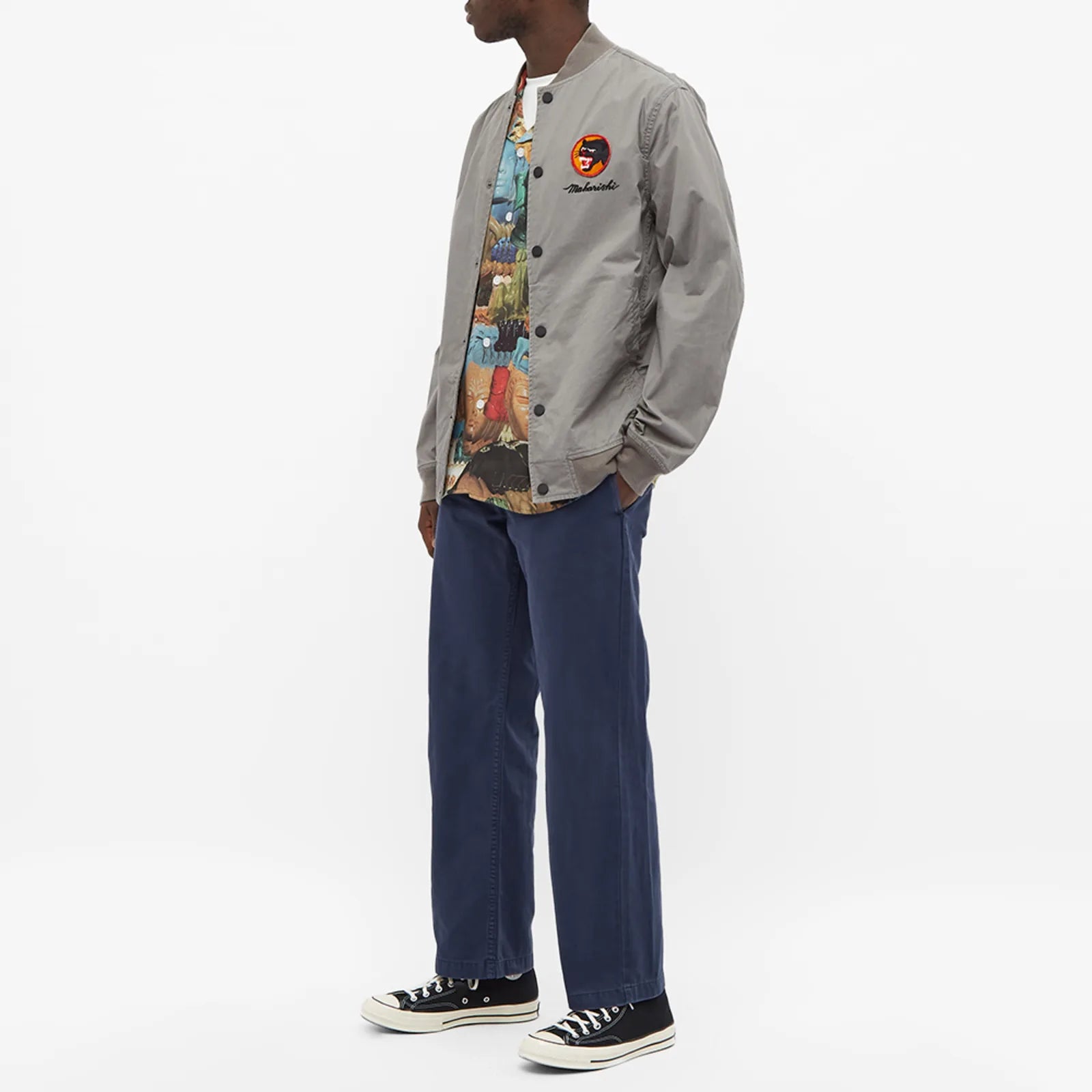 GENERAL ADMISSION PICO PANT IN NAVY in NAVY — view 4