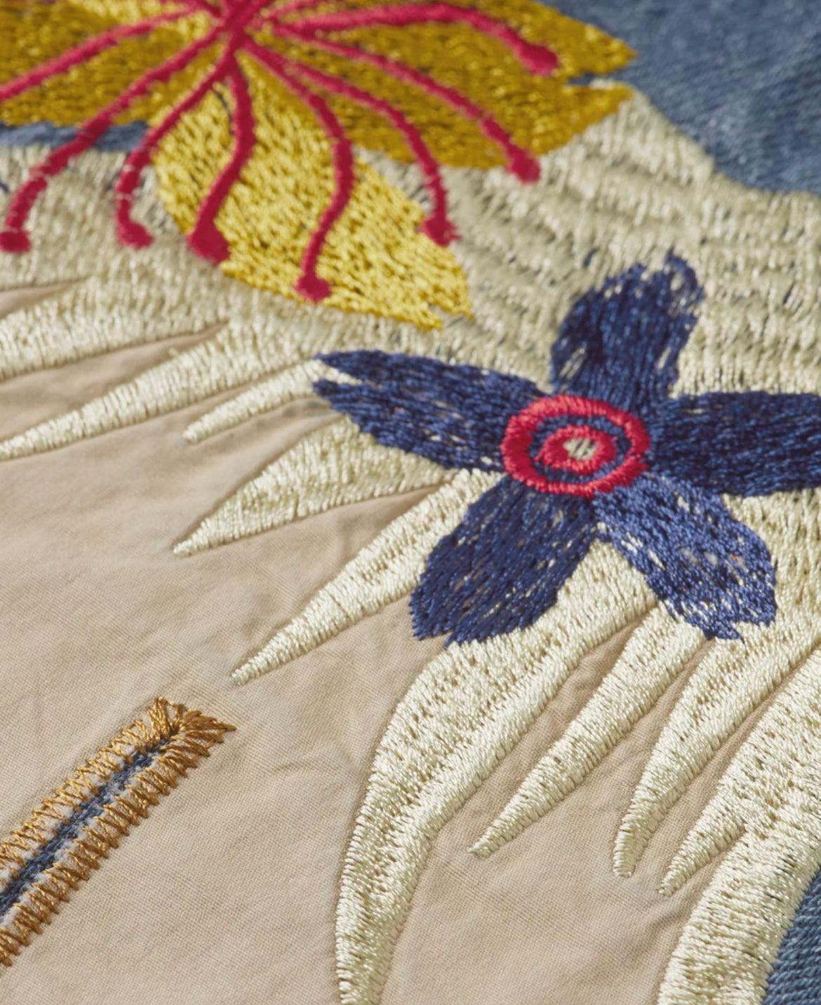 SCOTCH & SODA EMBROIDERED DENIM KIMONO JACKET in See product description — view 4