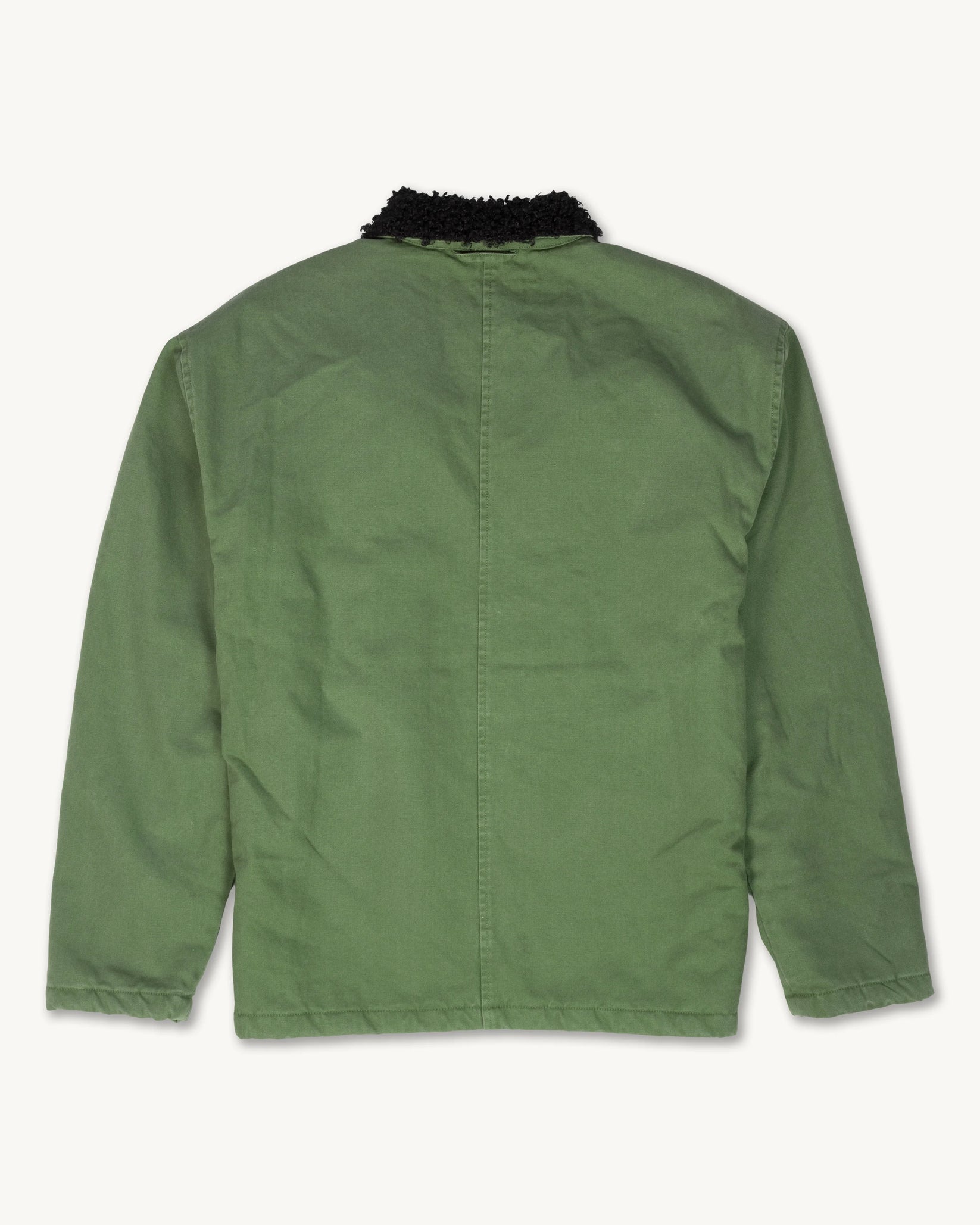 IMPERFECTS SHERPA SHEPHERDS JACKET IN FATIGUE CANVAS in FATIGUE CANVAS — view 2