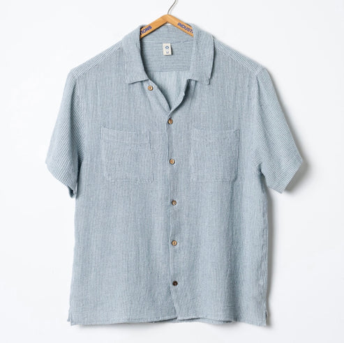 INDUSTRY OF ALL NATIONS NEW CAMP SHIRT IN STRIPE product view