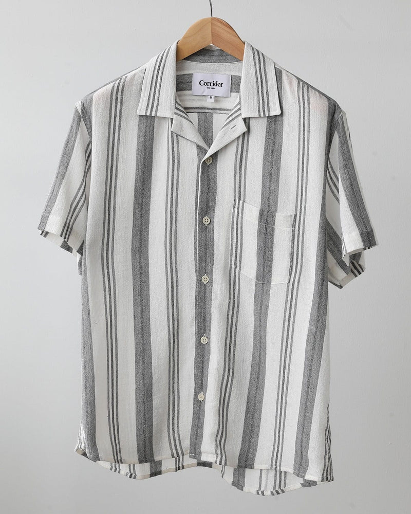 CORRIDOR SHORT SLEEVE IN GRADIENT STRIPE in GRADIENT STRIPE — main product view