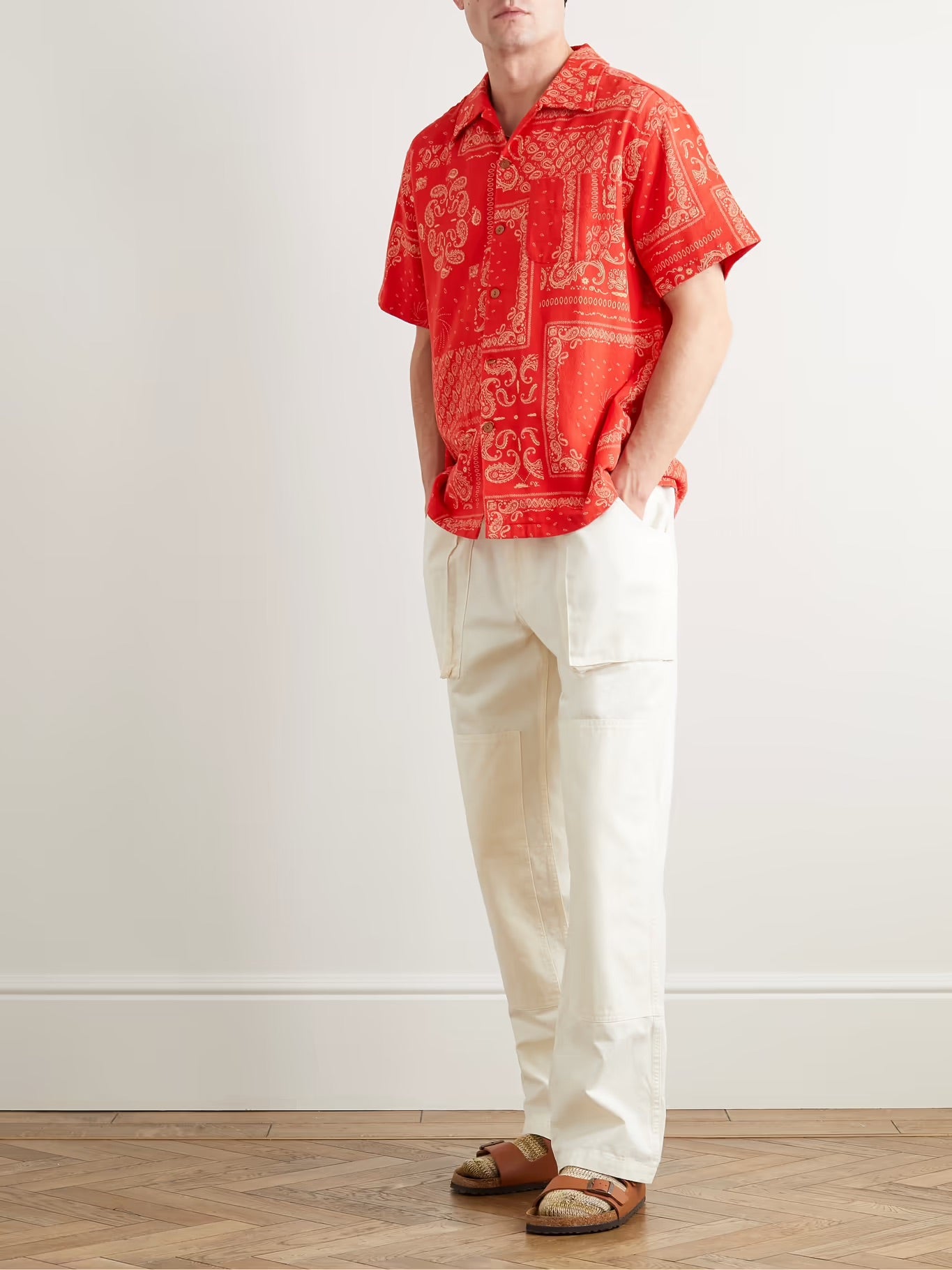 Nudie Jeans - NUDIE JEANS JACQUARD COTTON SHIRT IN ARON BANDANA - Rent With Thred