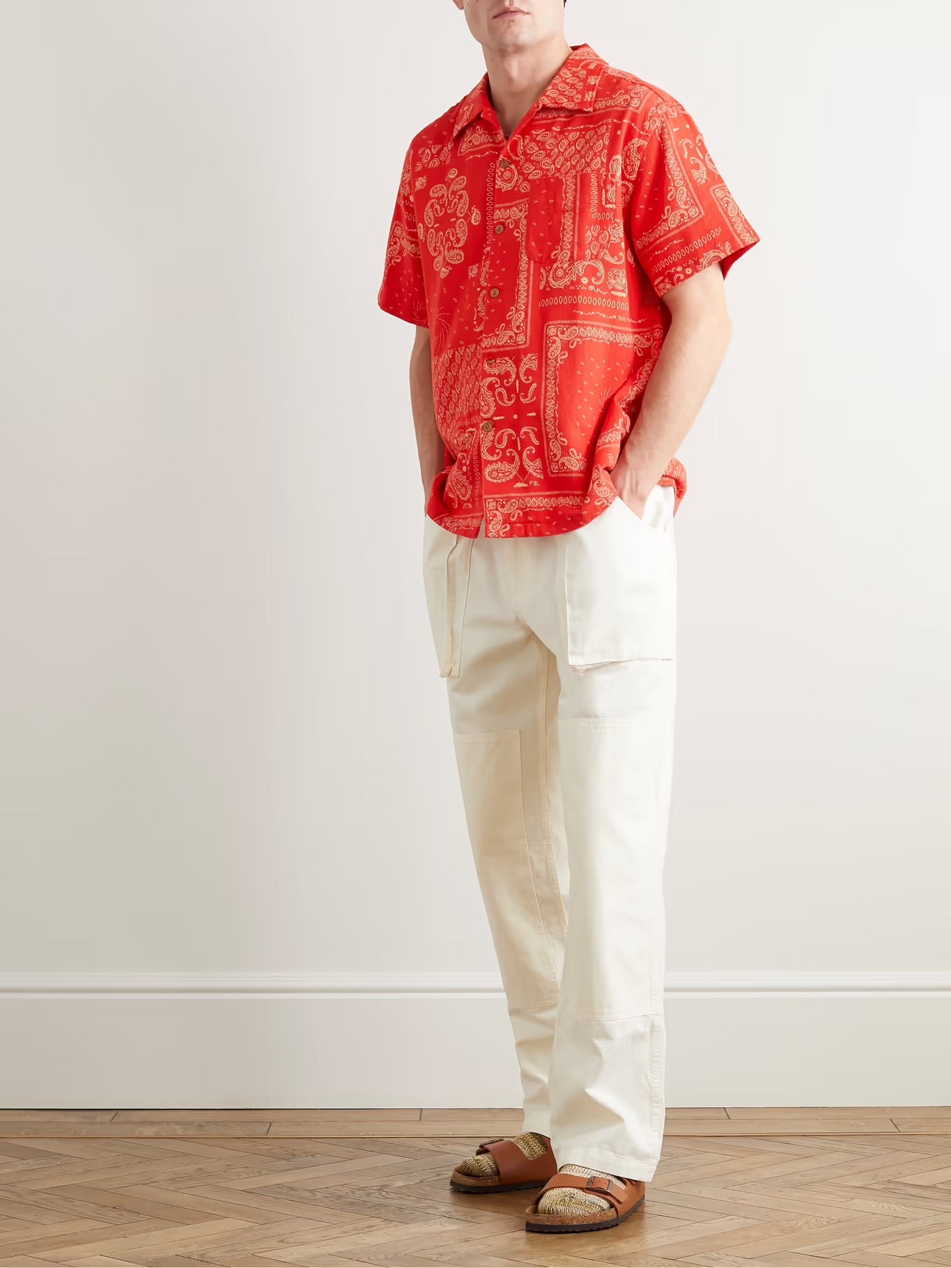 NUDIE JEANS JACQUARD COTTON SHIRT IN ARON BANDANA in ARON BANDANA — view 2