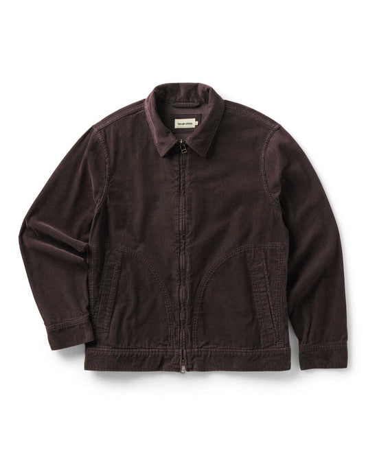 Taylor Stitch Piston Jacket In Coal Corduroy