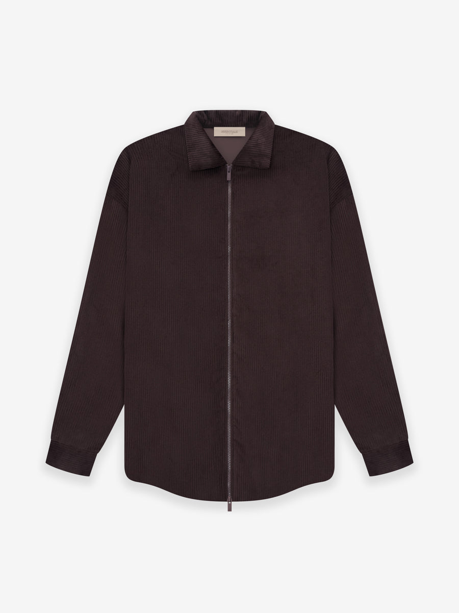 Fear of God - FEAR OF GOD CORDUROY SHIRT JACKET IN PLUM - Rent With Thred