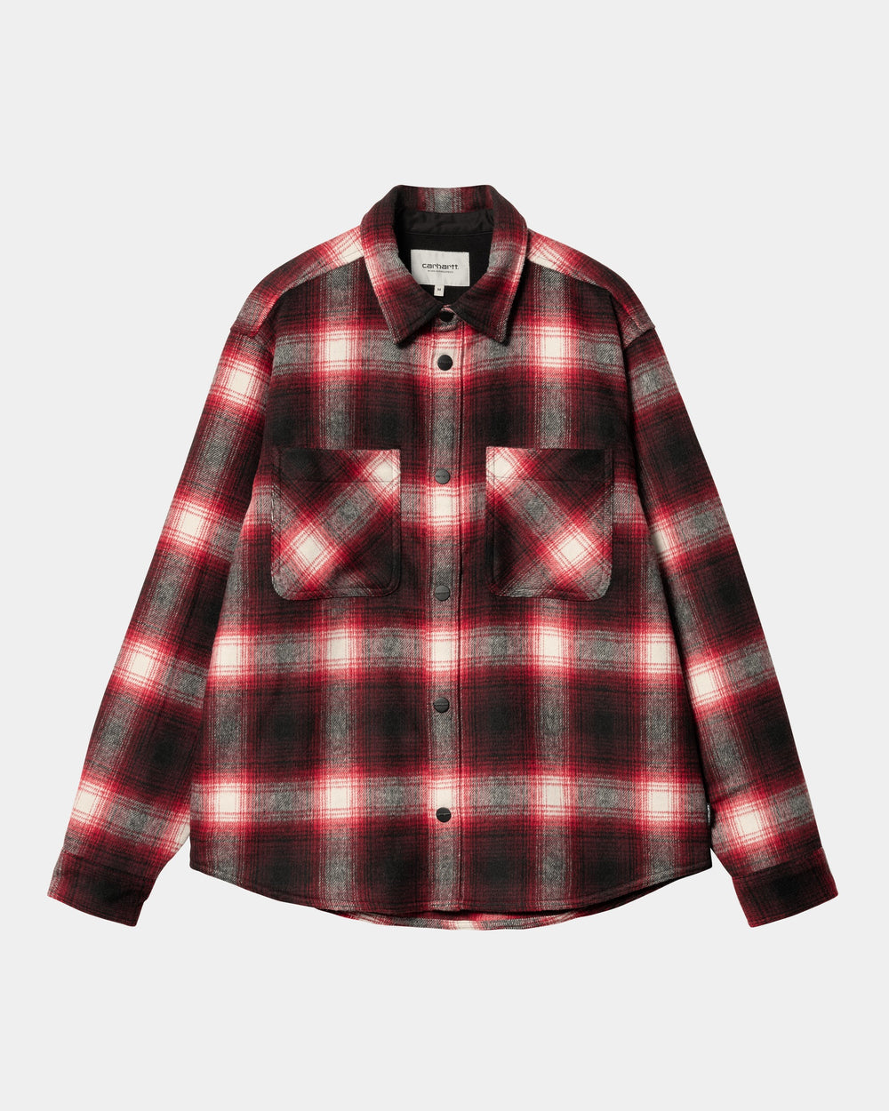Carhartt WIP - CAHARTT WIP MOREAU CHECK SHIRT JACKET IN CHERRY - Rent With Thred