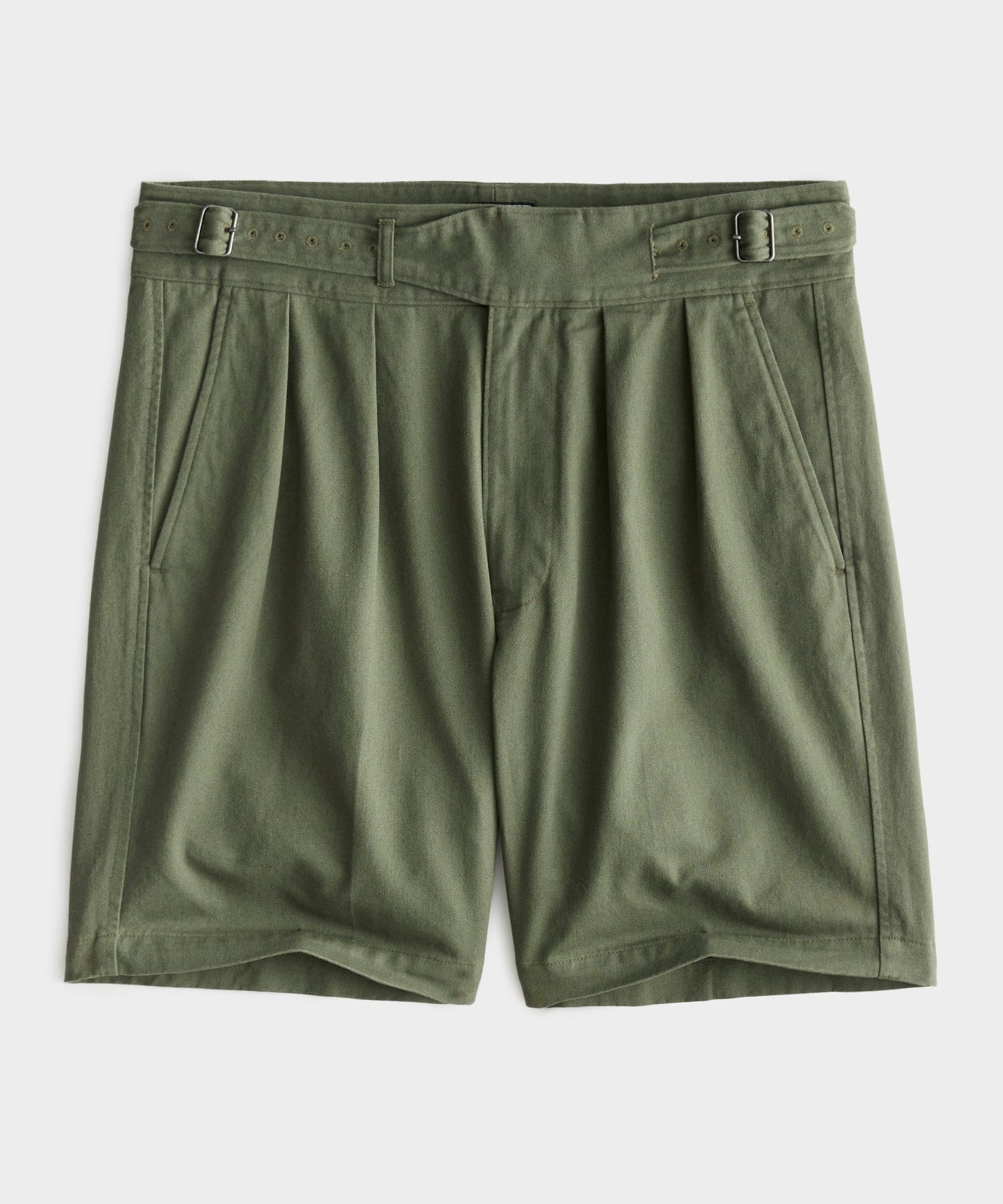 Todd Snyder - TODD SNYDER 7" GURKHA SHORT IN ARMY GREEN - Rent With Thred