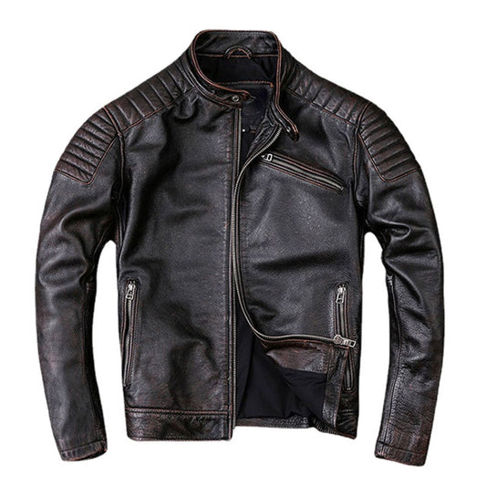 Wilsons - WILSONS VINTAGE LEATHER MOTORCYCLE JACKET - Rent With Thred