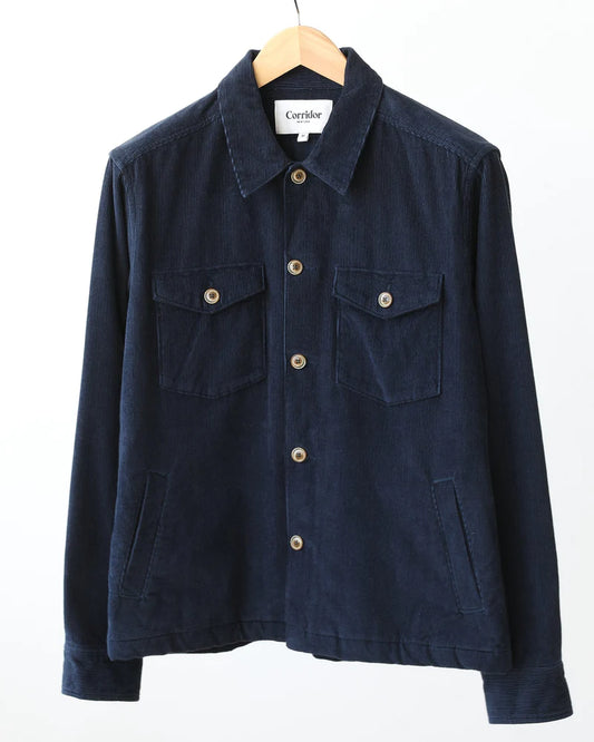 Corridor - CORRIDOR CORDUROY MILITARY JACKET IN MIDNIGHT - Rent With Thred