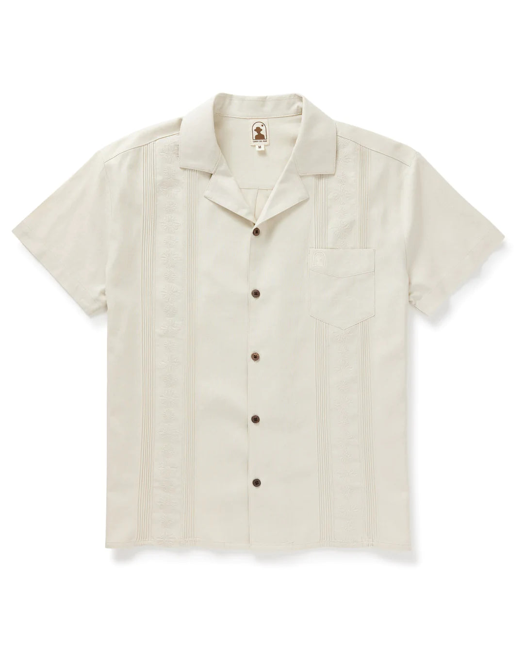 Dandy Del Mar - DANDY DEL MAR THE BRISA LINEN SHIRT IN VINTAGE IVORY - Rent With Thred