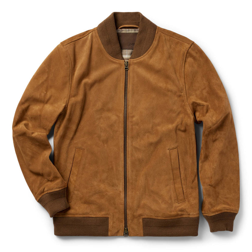 Taylor Stitch - TAYLOR STITCH THE BOMBER JACKET IN SIERRA SUEDE - Rent With Thred