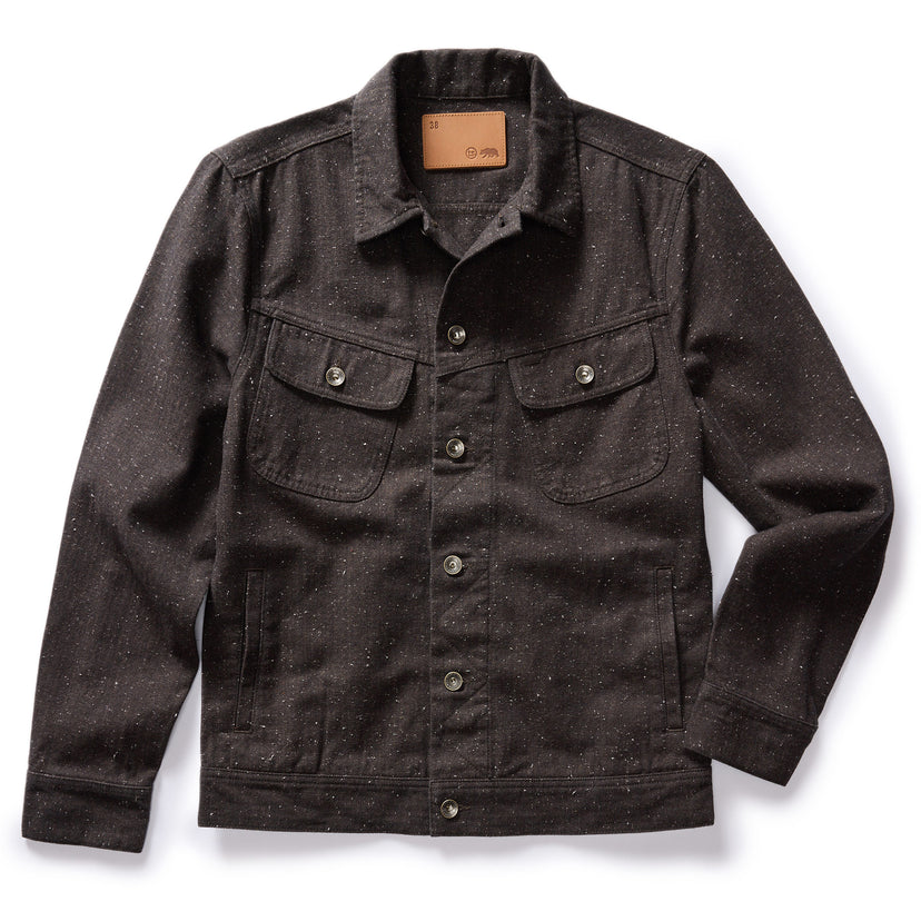 Taylor Stitch - TAYLOR STITCH THE LONG HAUL JACKET IN PEAT NEP HERRINGBONE - Rent With Thred