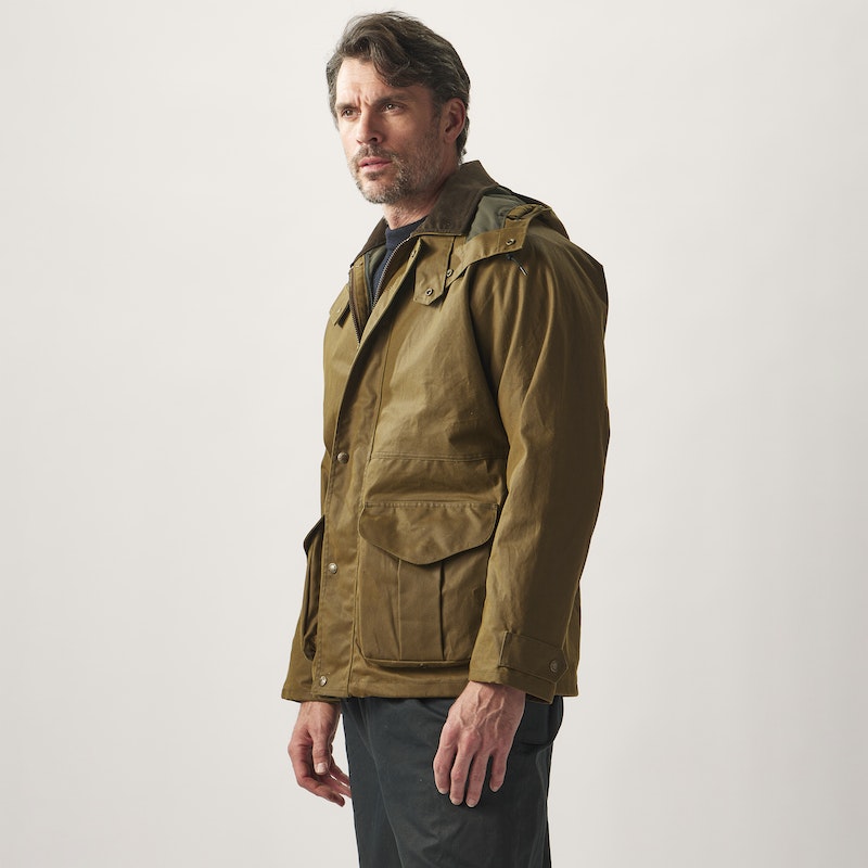 Filson - FILSON FOUL WEATHER JACKET IN DARK TAN - Rent With Thred